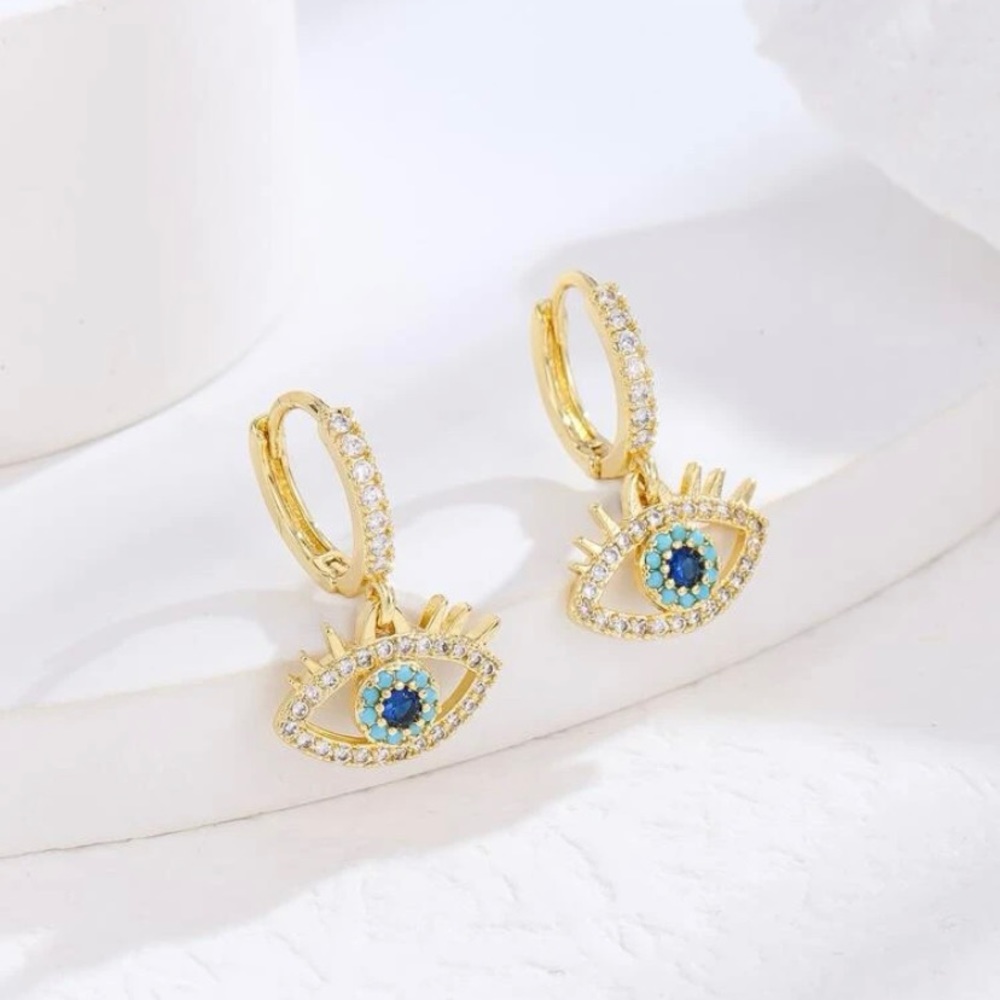 Eye Dangle Earrings